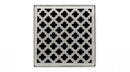 4in x 4in MD 4 Complete Kit with Moor Pattern Decorative Plate, 2in Outlet