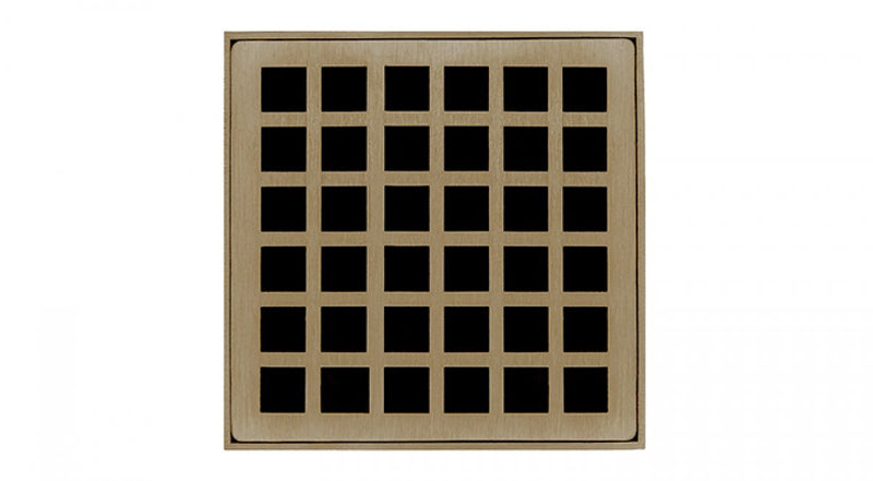 4in x 4in QDB 4 Complete Kit with Squares Pattern Decorative Plate, 2in, 3in aQD 4in Outlet